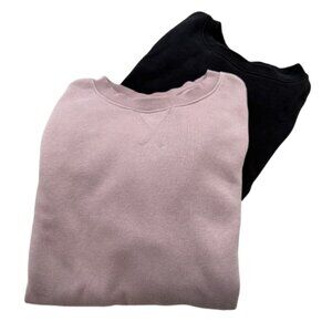 2 Divided H&M Sweatshirts Mauve & Black
